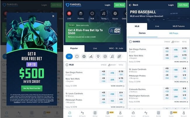 FanDuel Indiana Sportsbook app