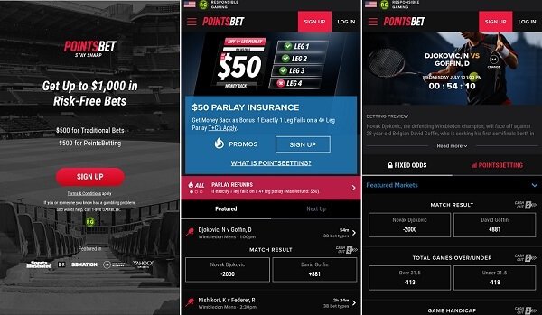 PointsBet mobile review