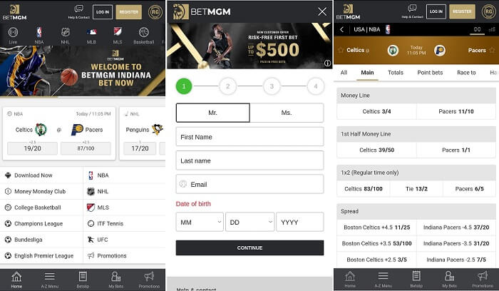 BetMGM mobile app