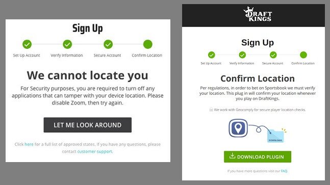 Fanduel sportsbook geocomply no token sign up