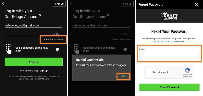 Fixing DraftKings mobile app