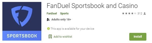 Update FanDuel sportsbook Google Play