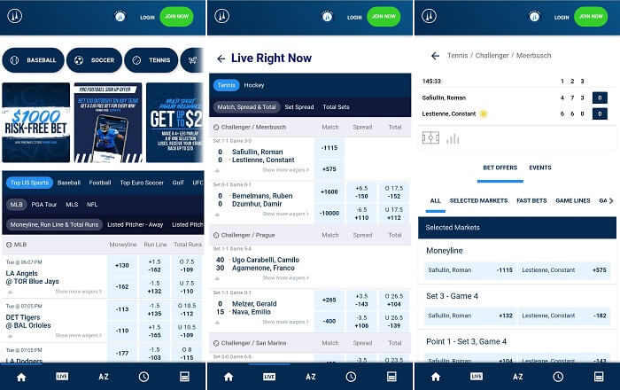 TwinSpires IN Sportsbook app