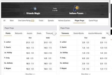 BetMGM prop bets