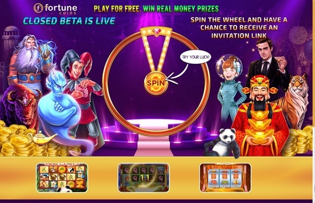 Fortune Coins Main Page