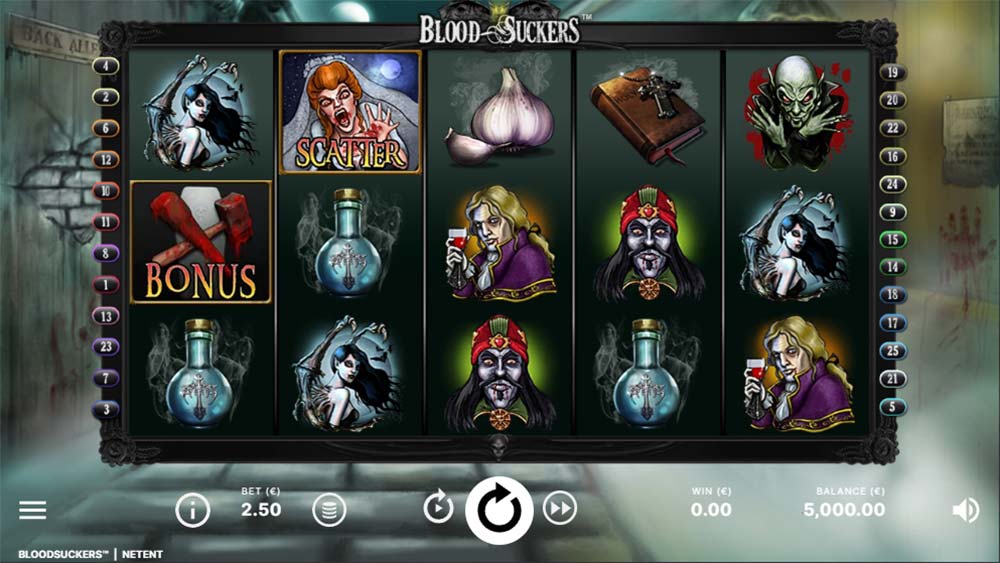 blood suckers slot netent