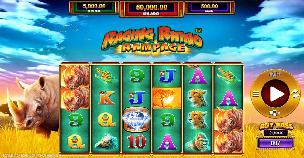 raging rhino rampage slot