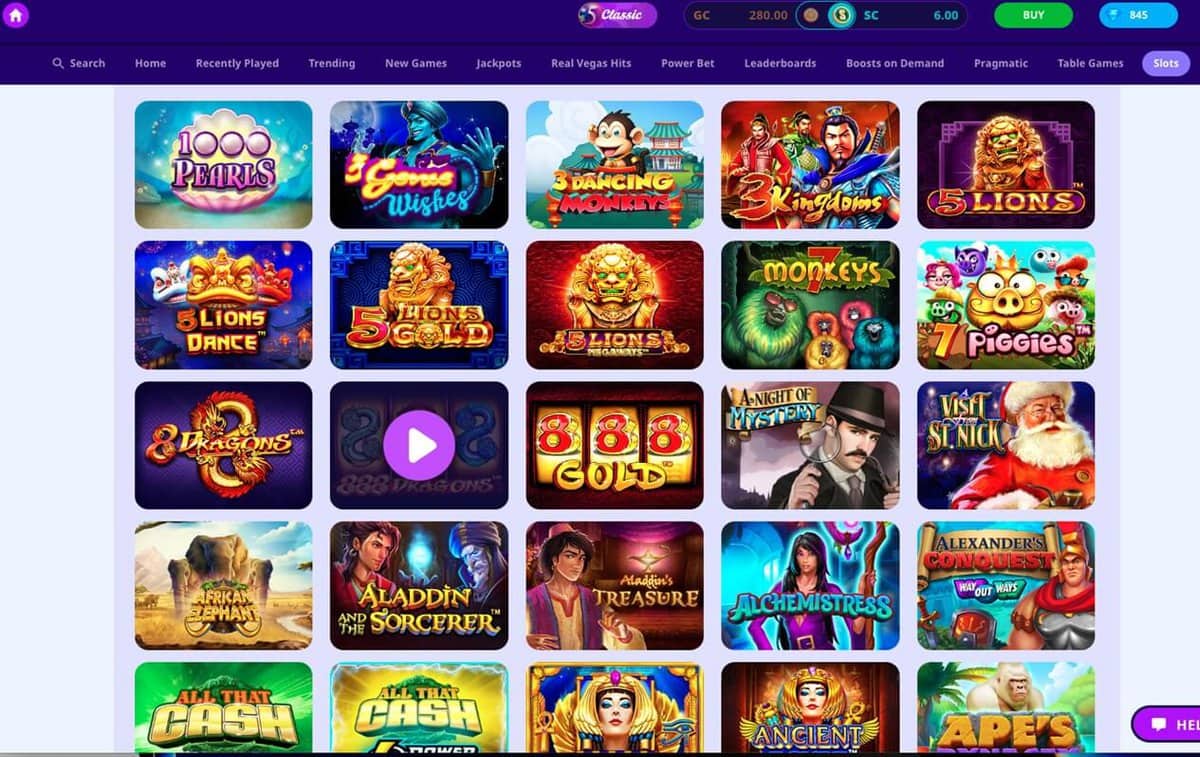 High 5 Casino Games