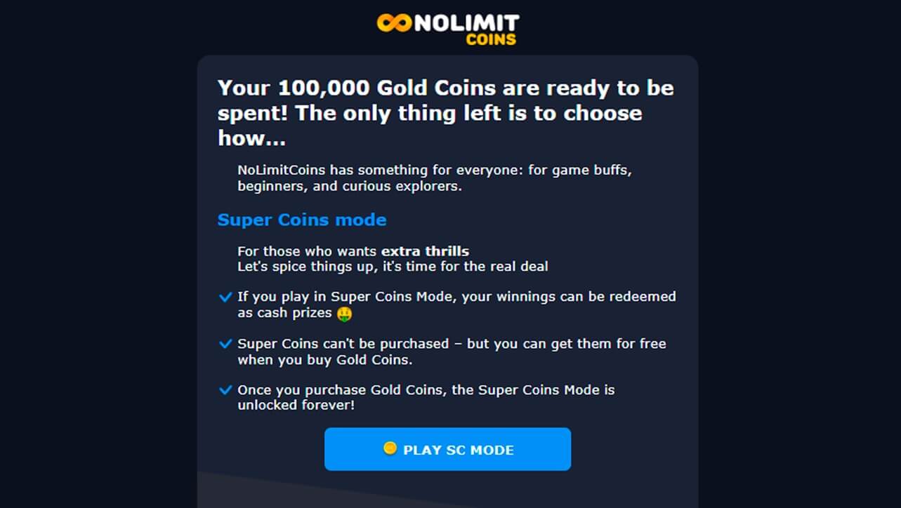 NoLimitCoins Gold Coins Bonus